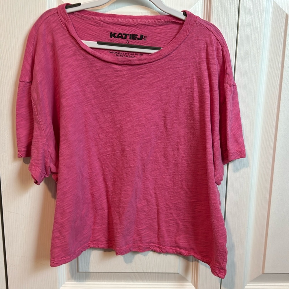 Katie J cropped tee